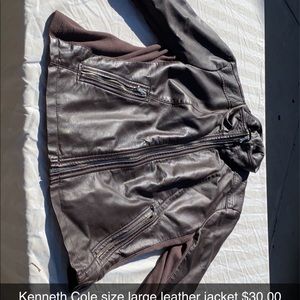Kenneth Cole leather jacket